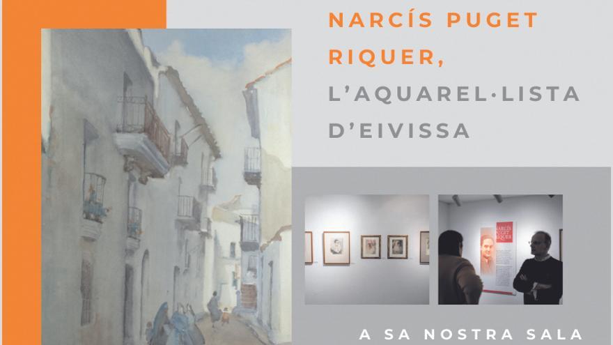 Sa Nostra Sala acull una mostra de l&#039;aquarel·llista Narcís Puget Riquer