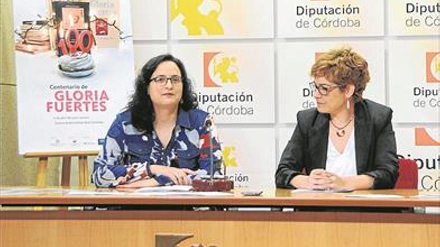 La Diputación rinde tributo a la poeta Gloria Fuertes