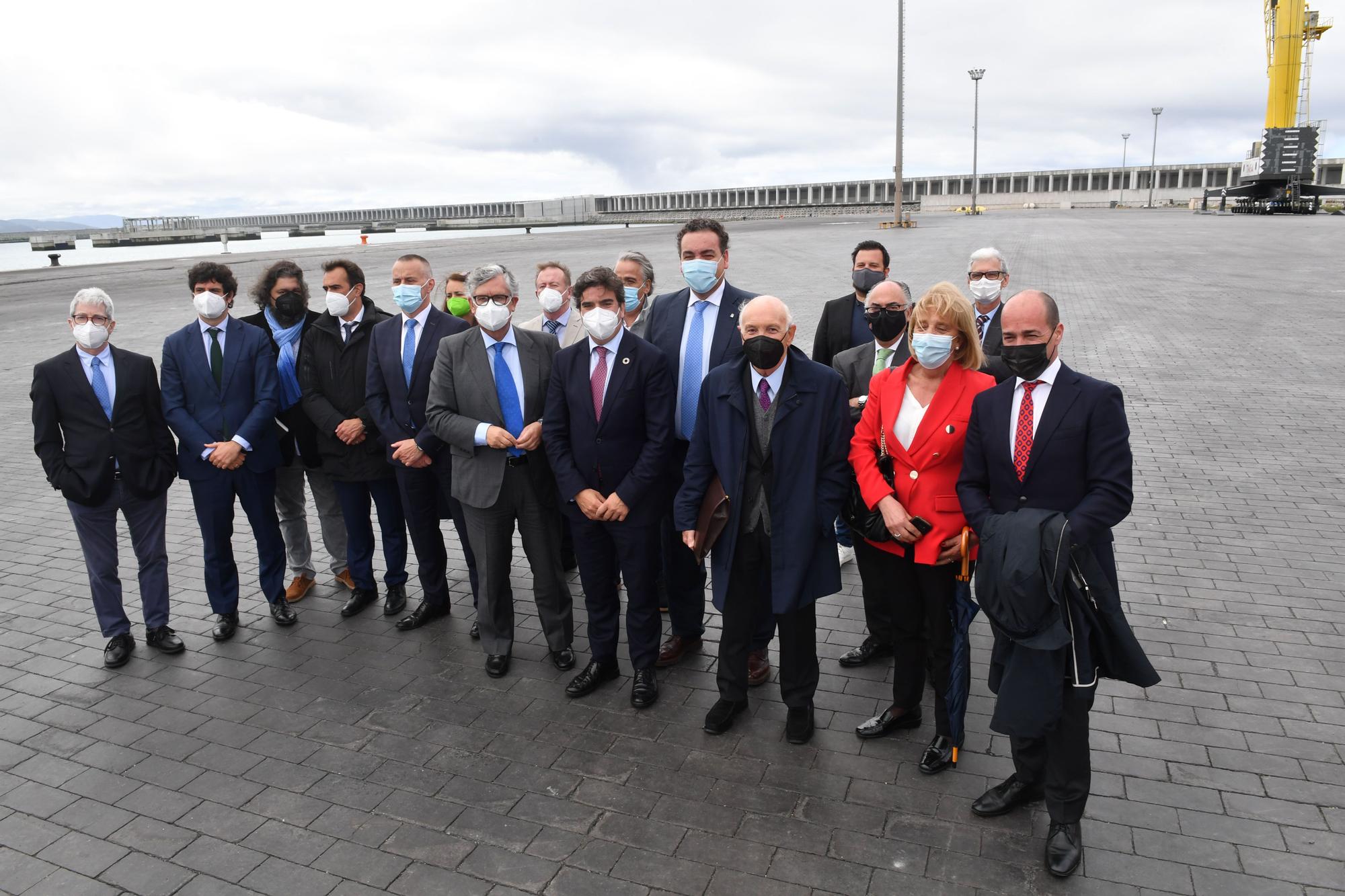 Visita de empresarios al puerto exterior