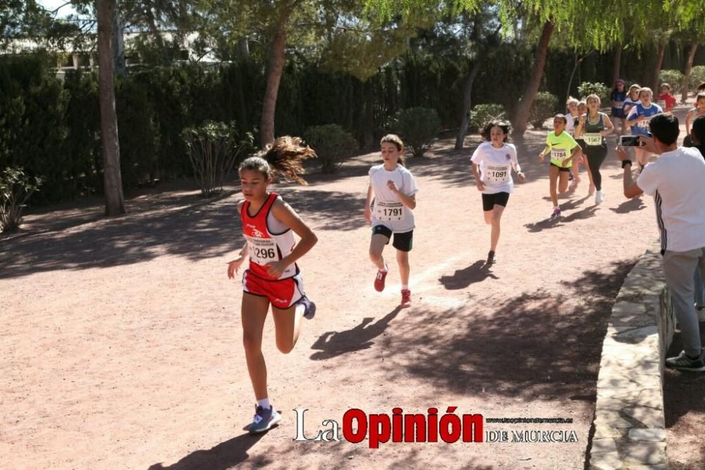 Final Cross Escolar de Lorca. Alevín femenino