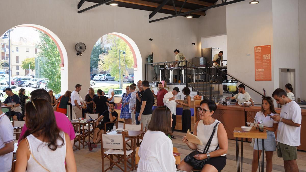 Espacio gastronómico en el Museu del Tèxtil.