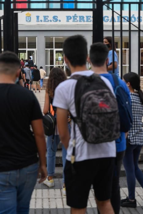 Vuelta al cole de los alumnos de Secundaria