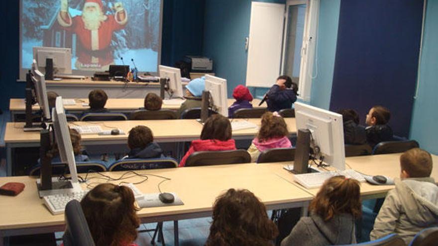 Los niños gallegos podrán hablar por videoconferencia con Papá Noel