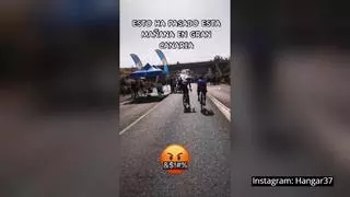 El enfado de una empresa de Gran Canaria: "Cortan la carretera y no dejan pasar ni a trabajadores ni a clientes"