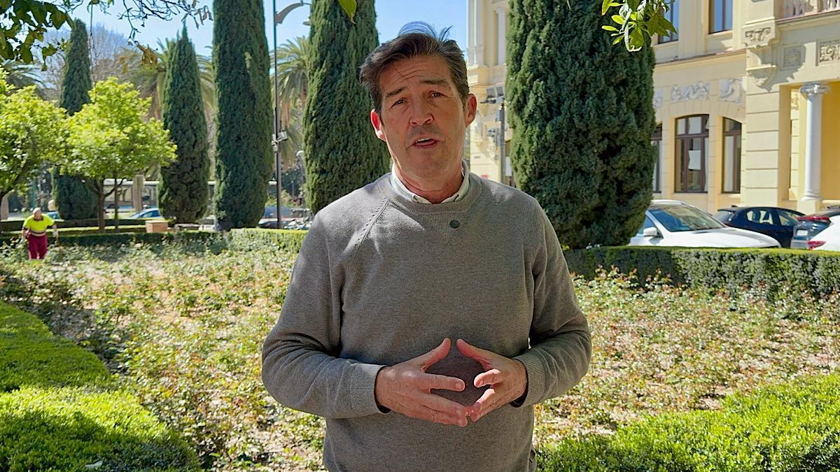 Antonio Alcázar, portavoz de Vox en el Ayuntamiento de Málaga.