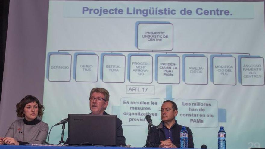 Presentación del proyecto de plurilingüismo en Alicante