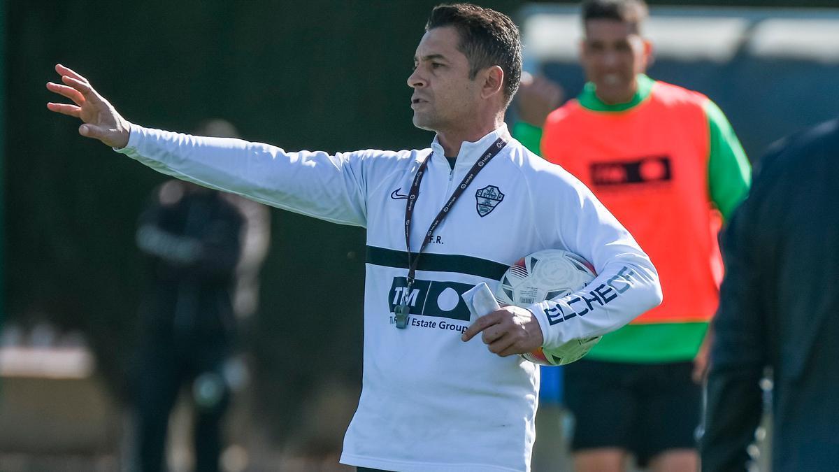 Francisco, durante un entrenamiento