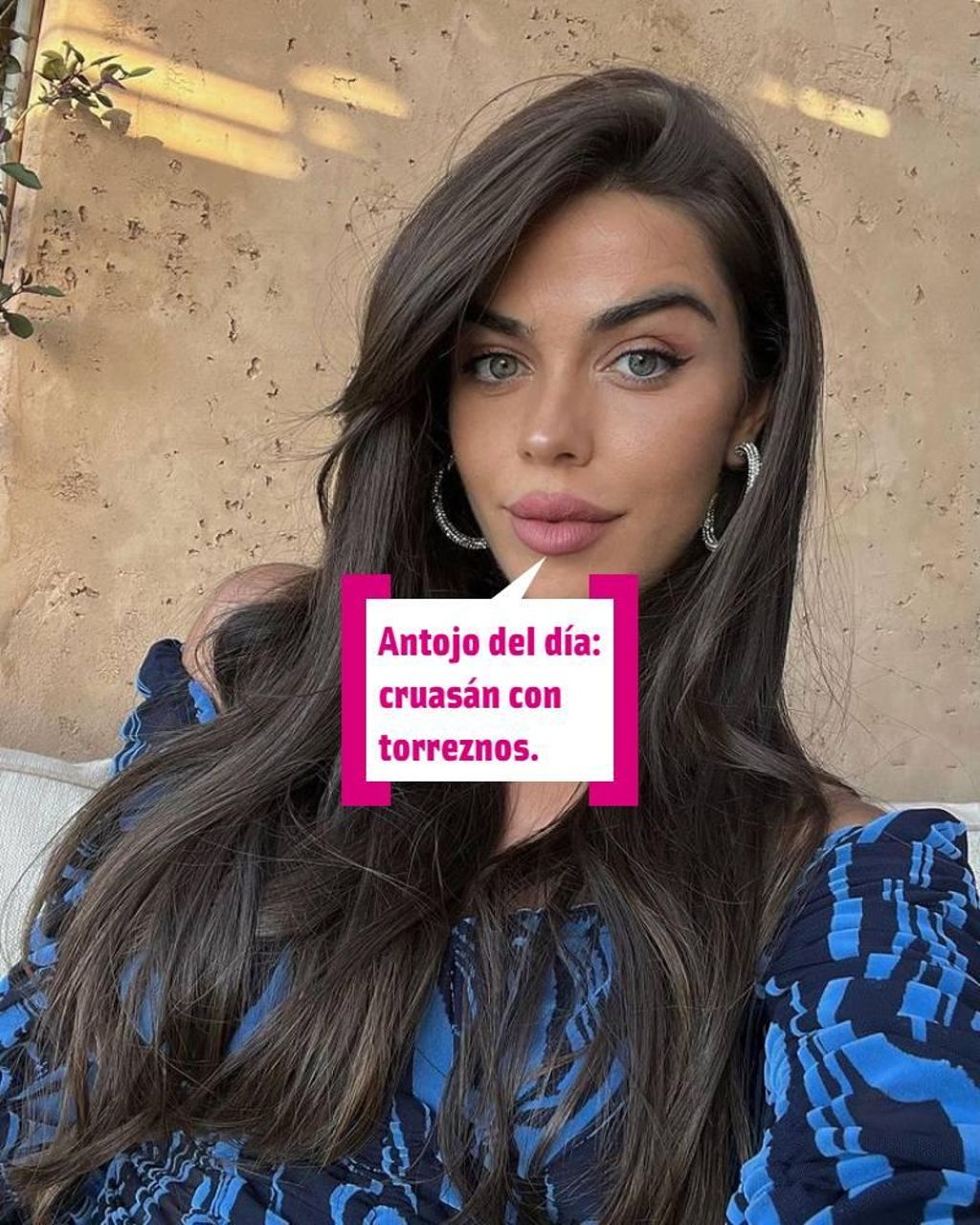 Violeta Manrgiñán, un selfie para Instagram