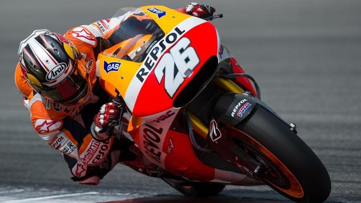 Dani Pedrosa, en acción.