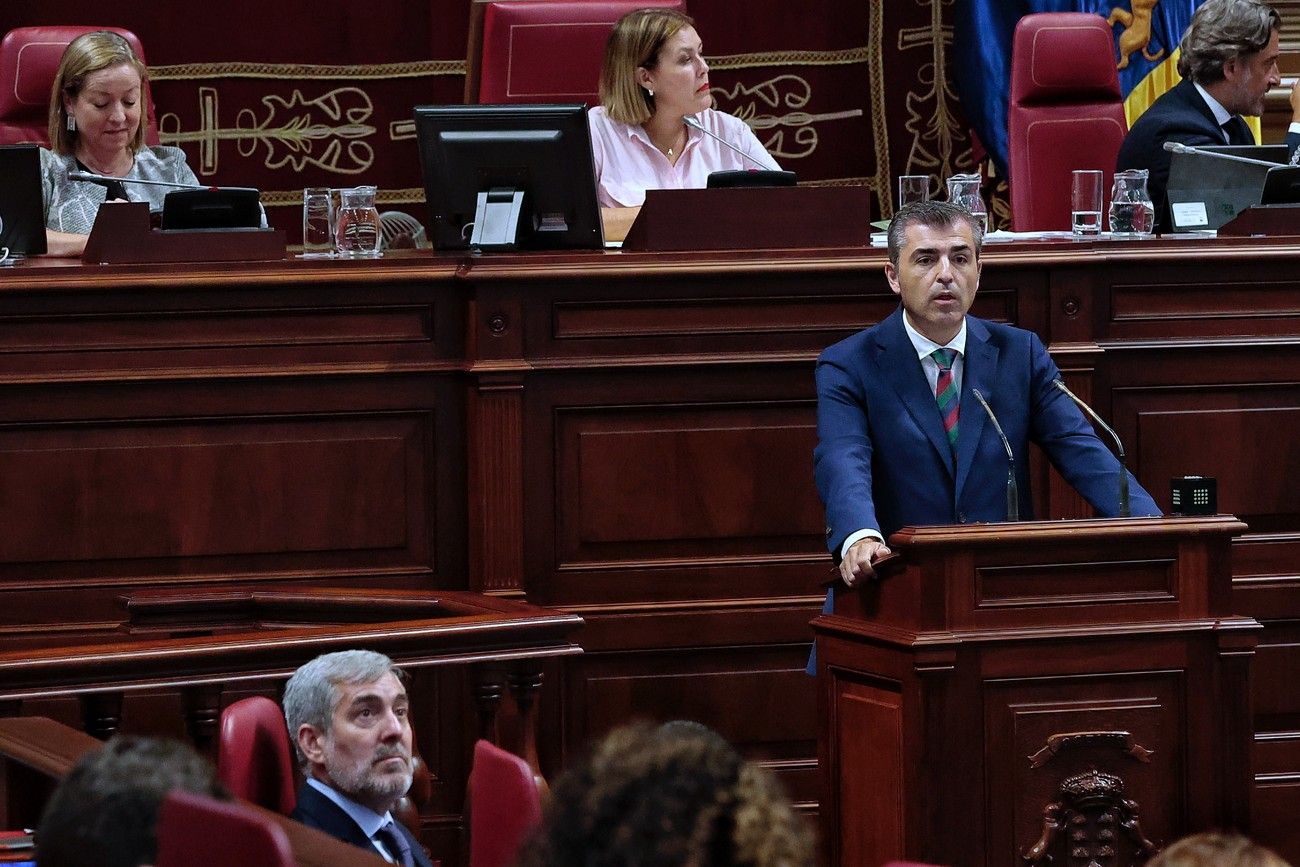 Segunda sesión del debate de investidura en el Parlamento de Canarias