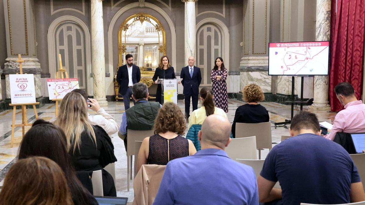 Presentación de las nuevas líneas de la EMT.