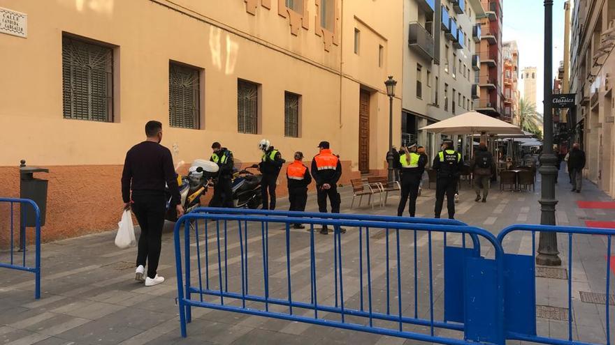 Alicante, vacía durante la Nochevieja del año Covid