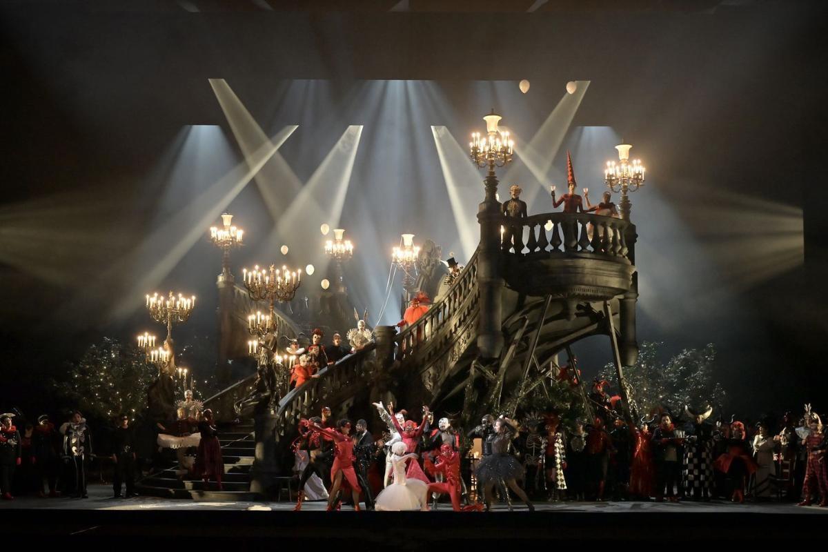 Una escena de la representación de Romeo y Julita.