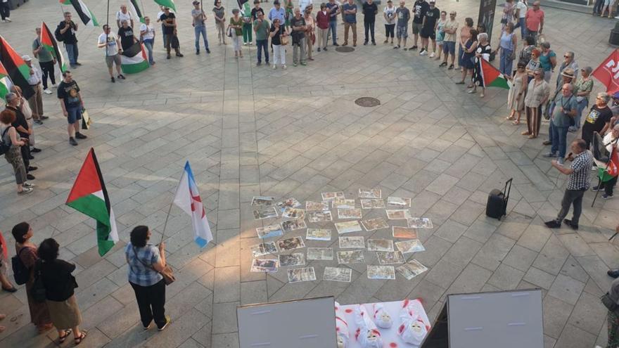 El BNG intensifica su campaña contra la guerra de Gaza