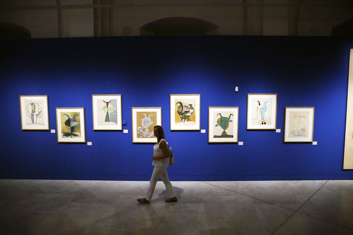 La exposición temporal 'La presencia de Picasso', en el Museo de Málaga