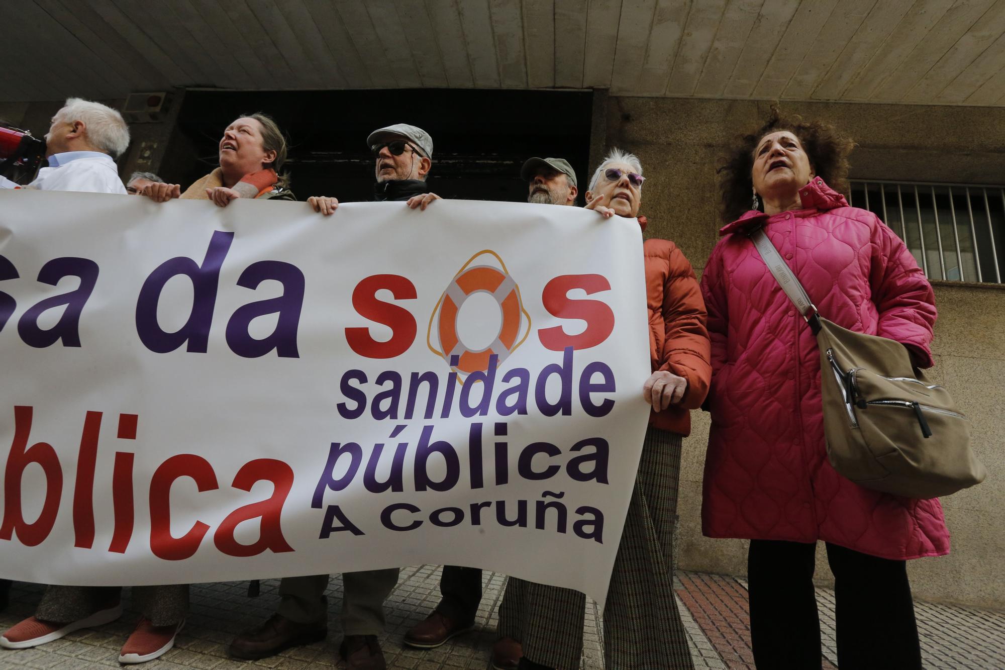 Concentración en A Coruña por el Día de la Atención Primaria