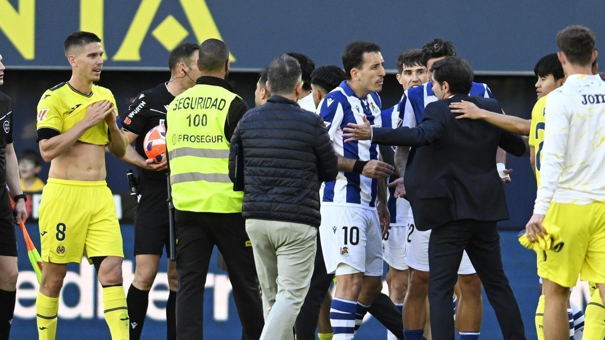 La Real Sociedad sacó un empate 3-3 ante el Villarreal en La Cerámica con polémica final.
