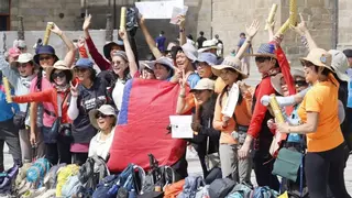 El Camino de los récords: siete meses, 300.000 peregrinos, 183 países