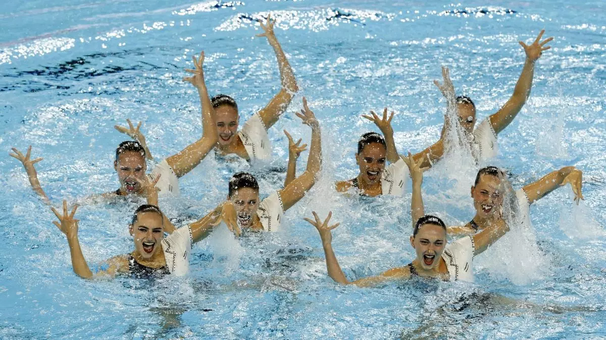 España se cuelga el bronce en la rutina técnica por equipos