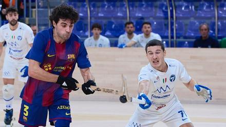 El Barça empató en el Palau ante el Hockey Trissino