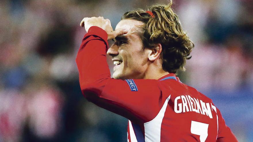 Antoine Griezmann, durante un partido. // Efe