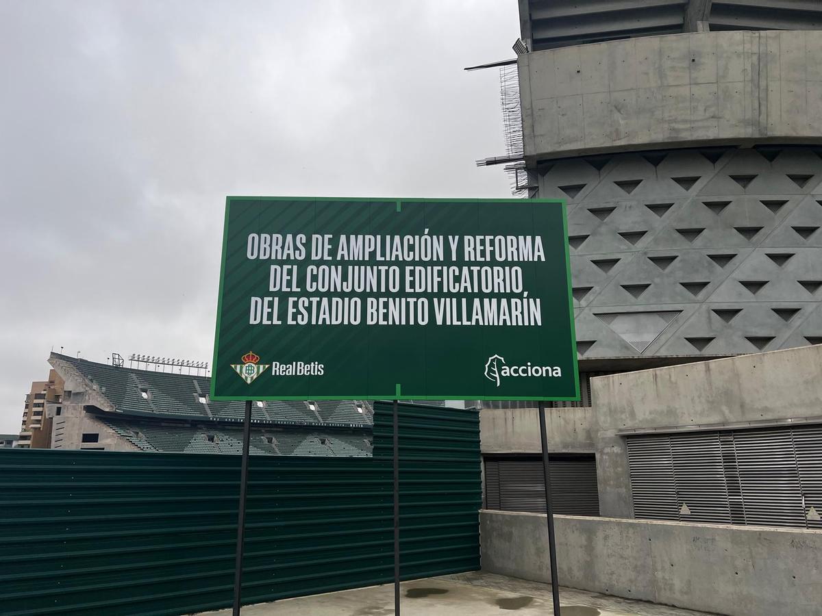 Inicio de obras de Acciona y el Real Betis de la primera fase de construcción del nuevo Benito Villamarín