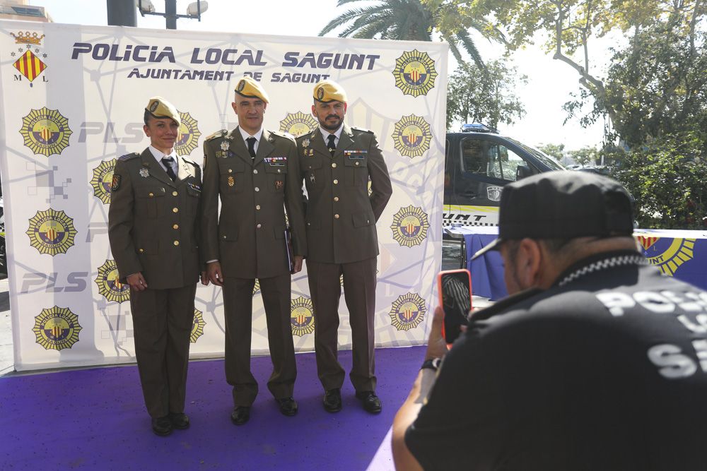 Así ha transcurrido el acto institucional de la Policía Local en el Port de Sagunt