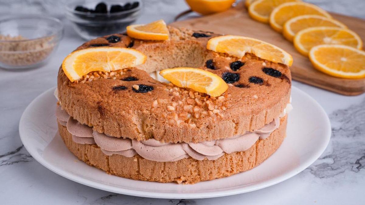 Roscón de Reyes de trufa 'keto', sin gluten ni azúcar, de Le Sweet.