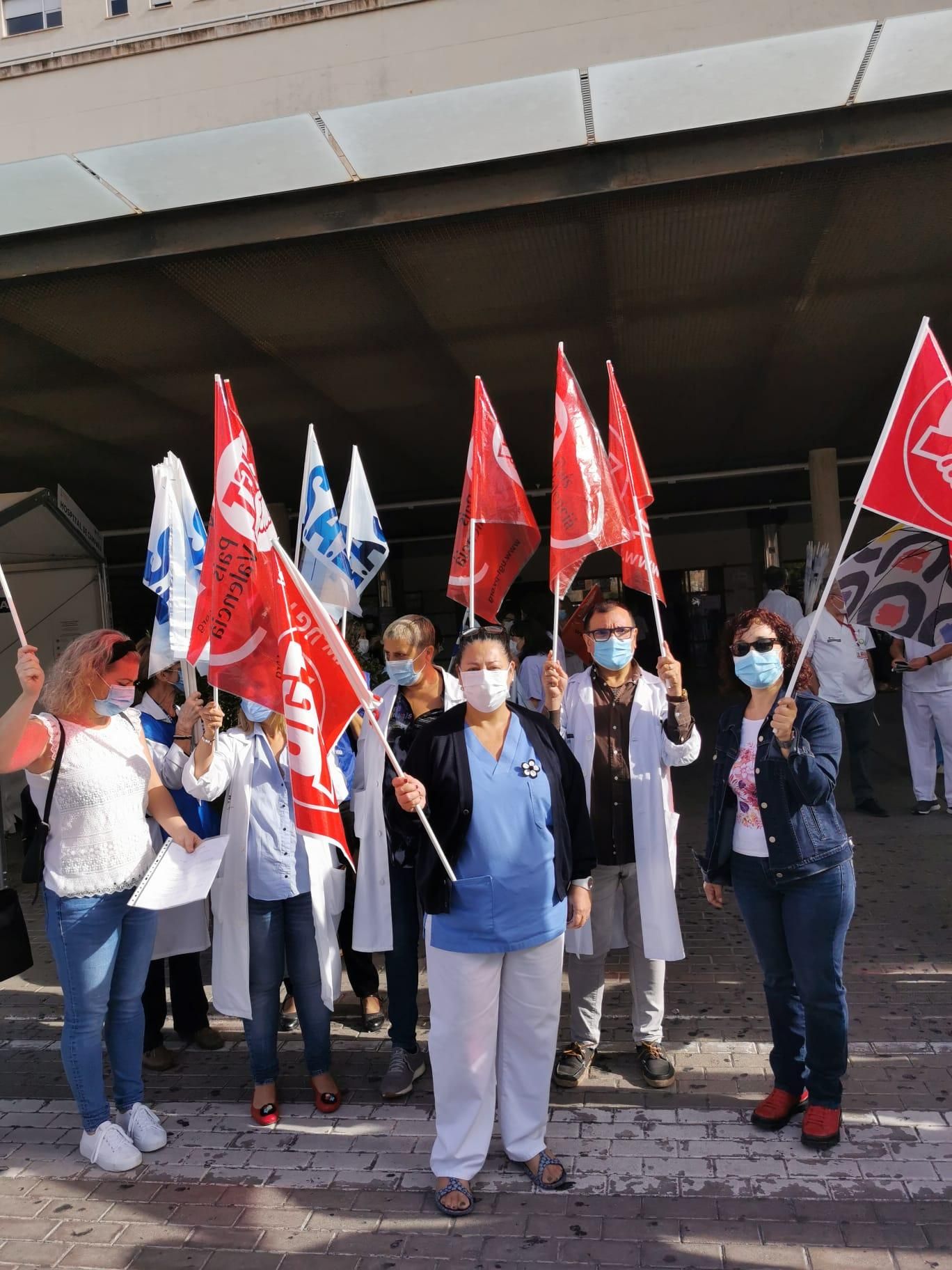 Un momento de la protesta