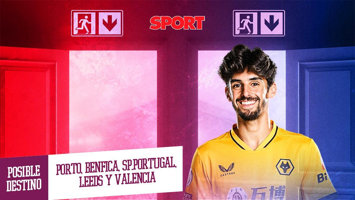 Trincao finalizará su cesión en el Wolverhampton, pero podría volver a salir a préstamo rumbo a Portugal