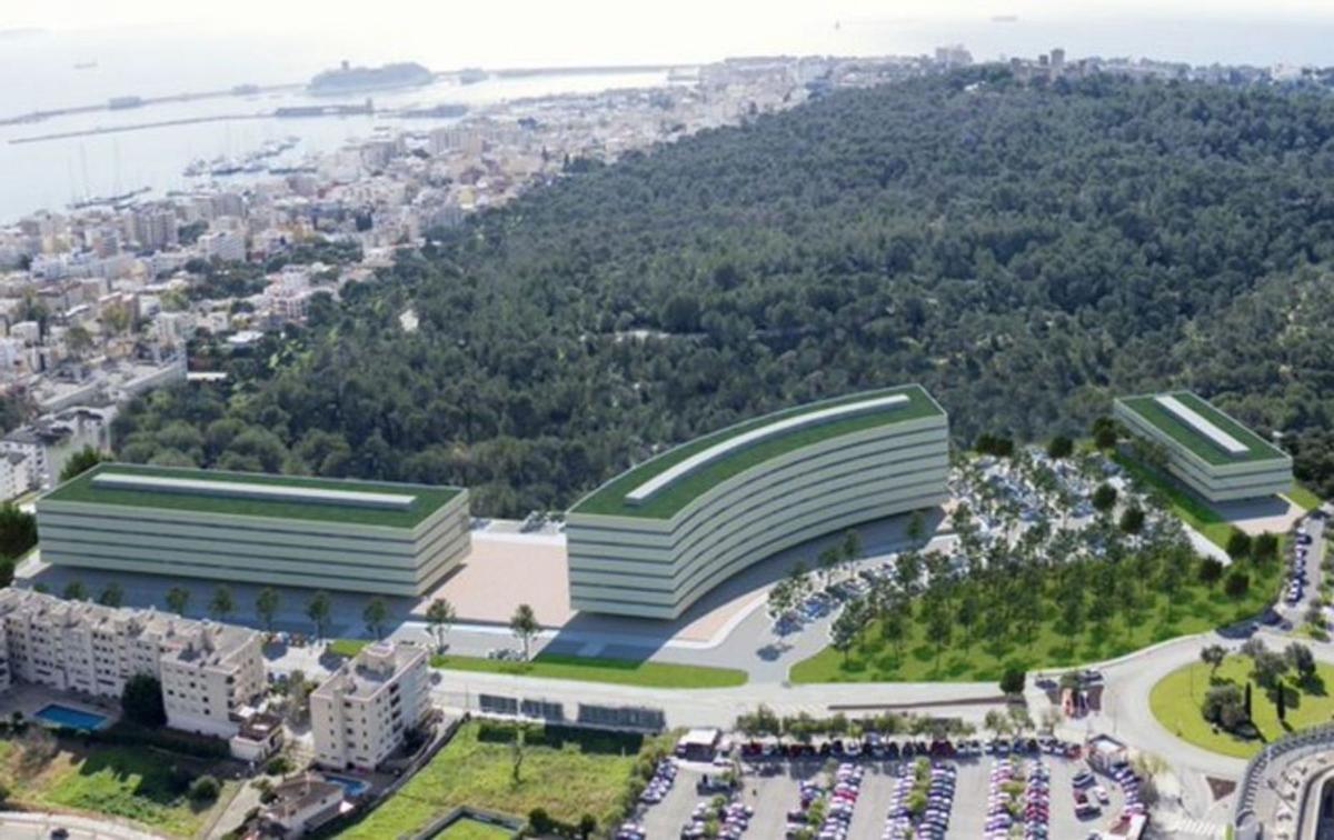 Recreación del nuevo complejo de larga y media estancia.