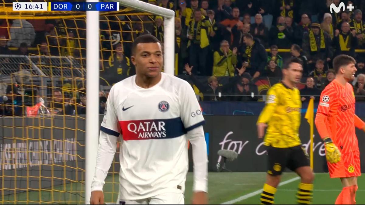 Borussia Dortmund - PSG: La ocasión de Mbappé