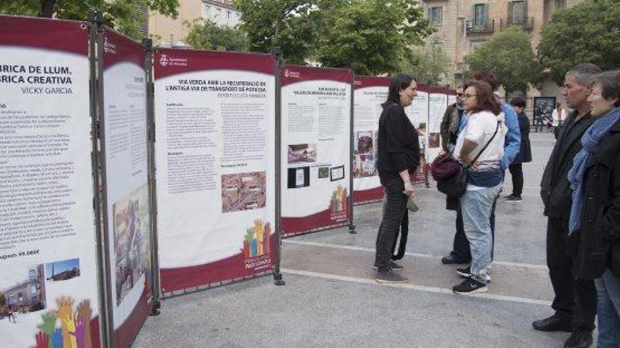 Exposició dels projectes a la plaça de Sant Domènec