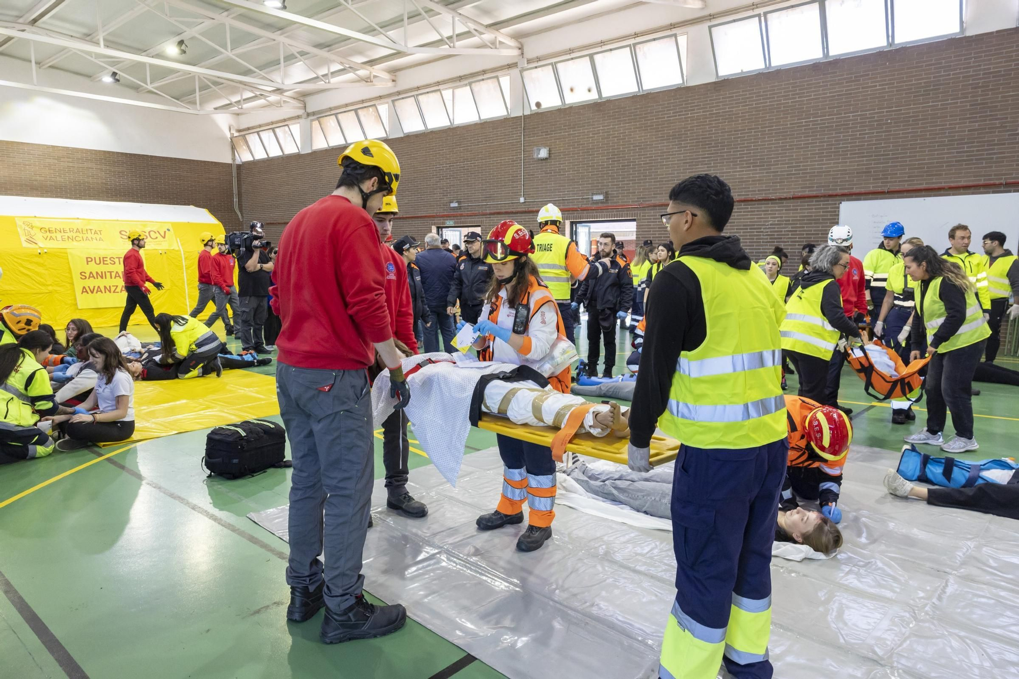 Así ha sido el simulacro de terremoto en Torrevieja coincidiendo con el aniversario del catastrófico seísmo de 1829