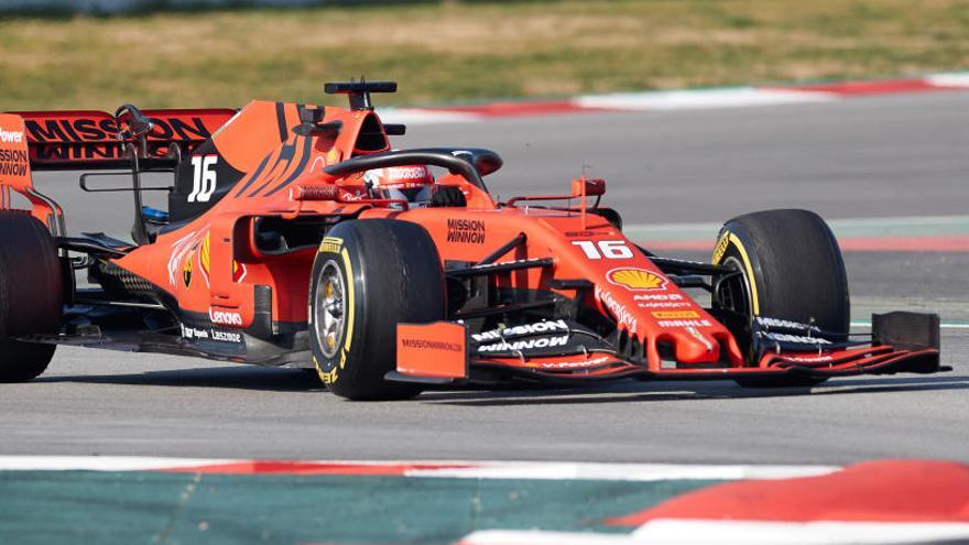 El piloto de Ferrari Charles Leclerc.