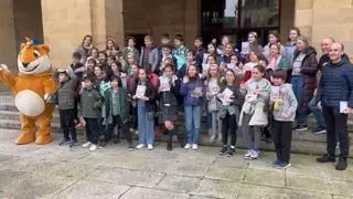 VÍDEO: El Colegio Cabueñes descubre a fondo la Laboral de la mano de  Marco Topo