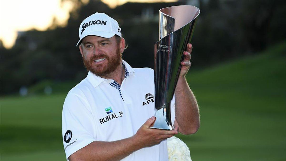 Holmes celebró su quinto título en el PGA Tour