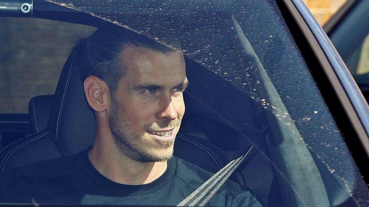 Bale, ayer, en Londres.