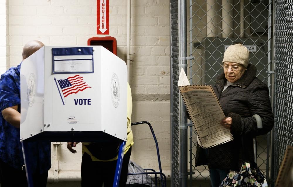 La jornada electoral en EEUU, en imágenes