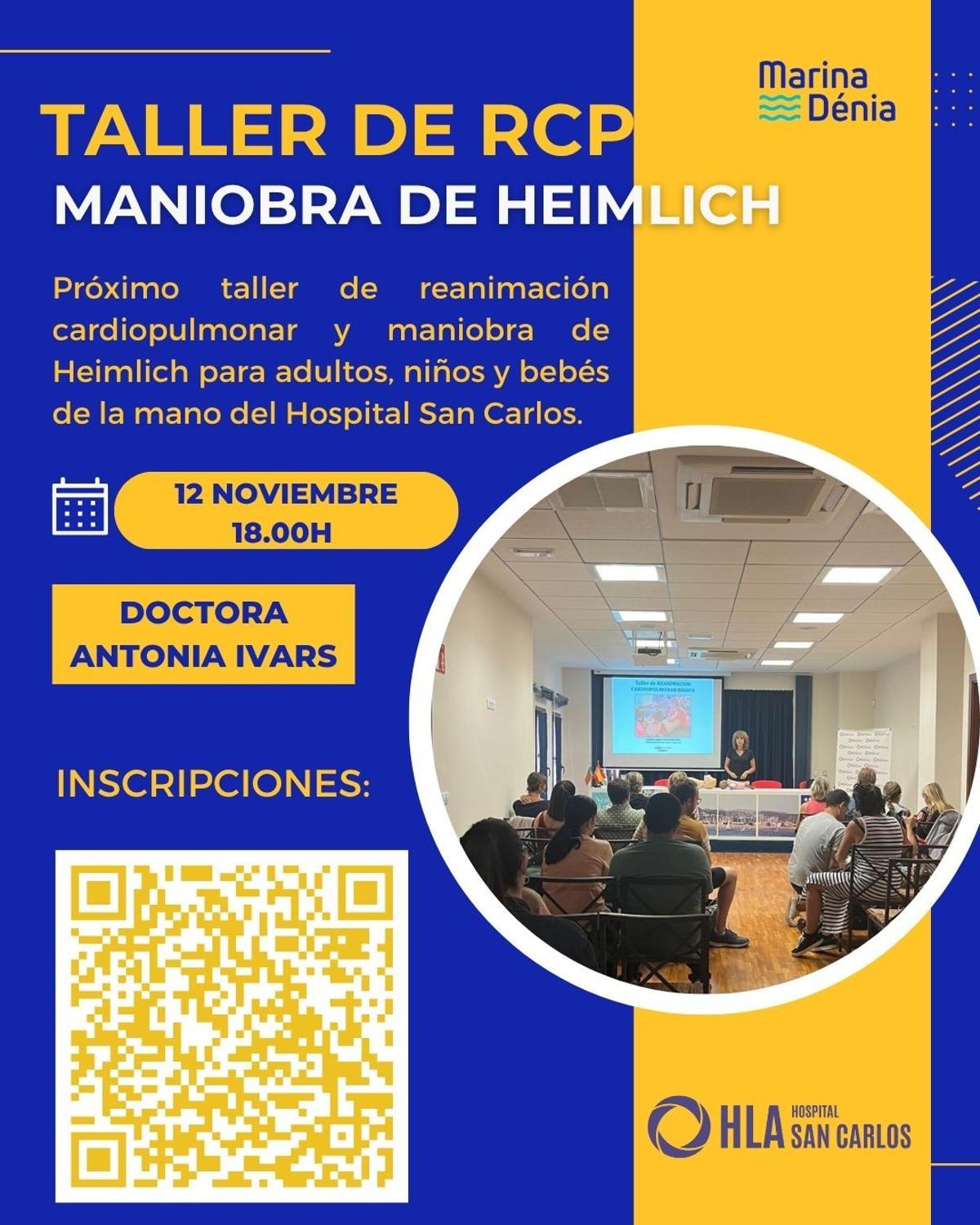 Cartel oficial del taller