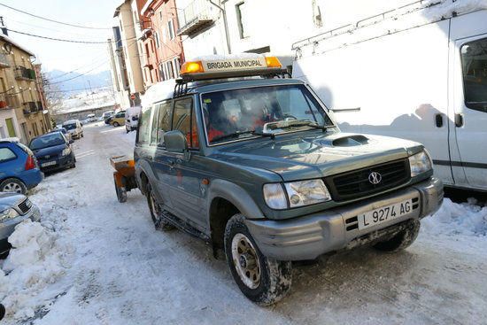 Puigcerdà treu la neu dels carrers