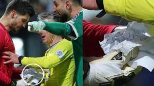 El polémico gesto de Donnarumma ante Bosnia