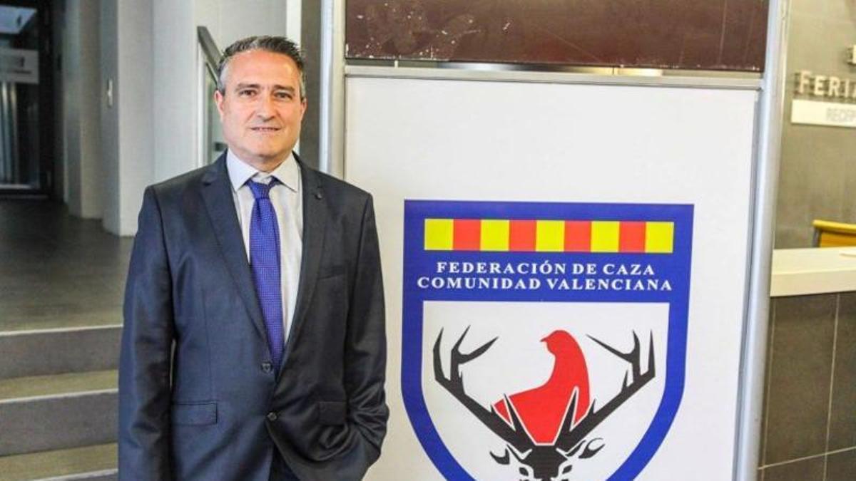 Raúl Esteban Cano, presidente de la Federación de Caza de la Comunidad Valenciana.