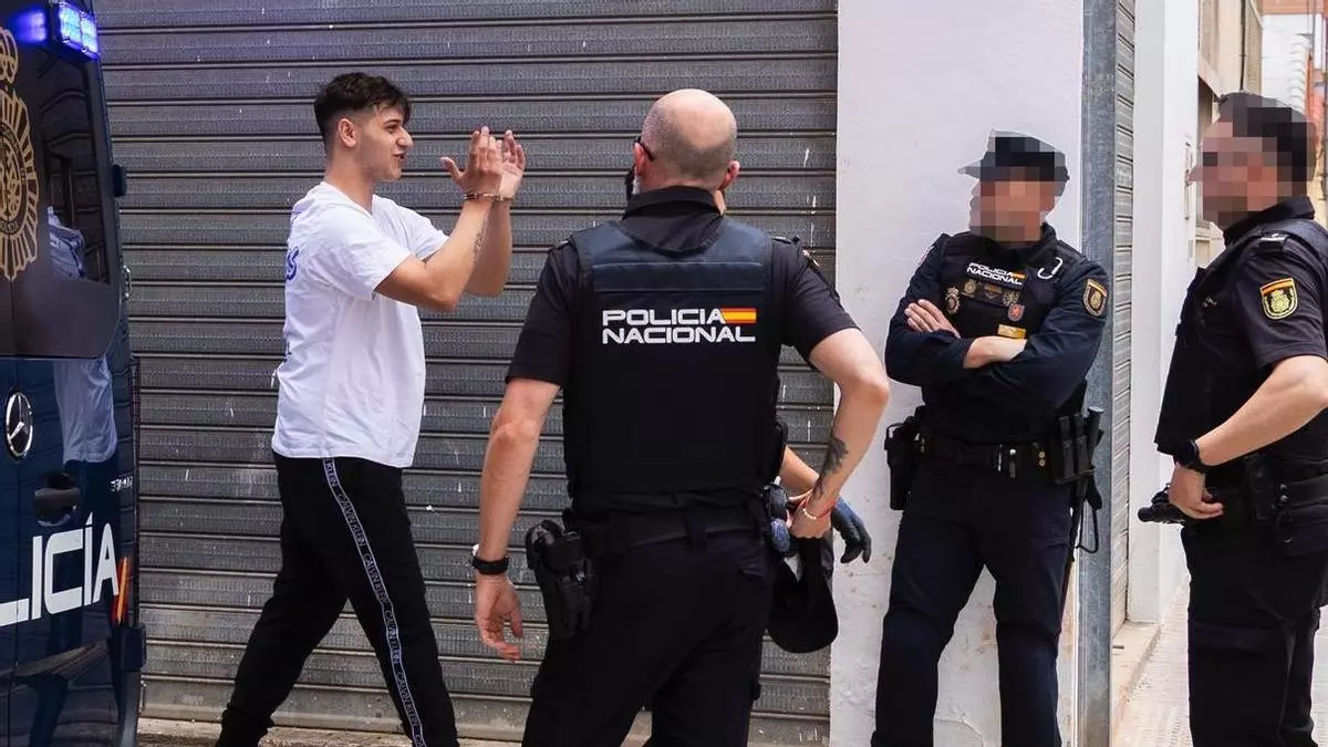 Operación antidroga en Xirivella