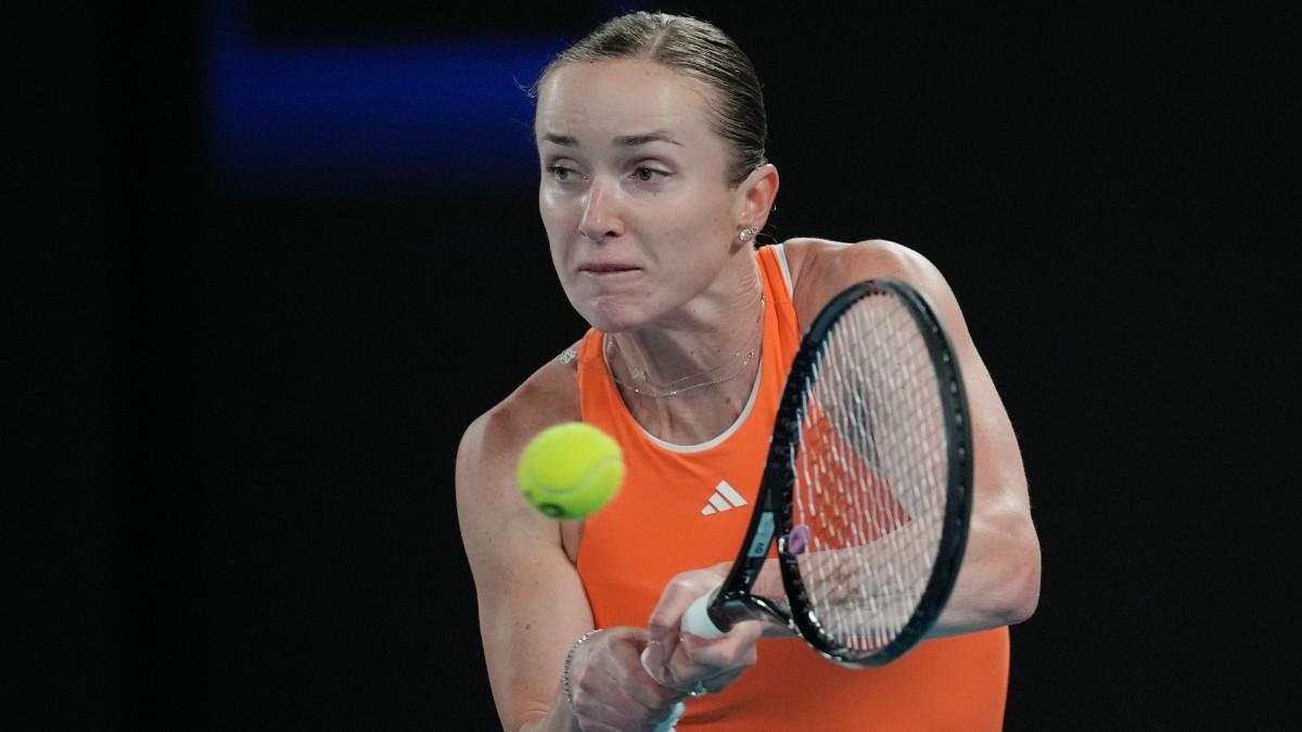 Elina Svitolina, en el duelo contra Mirra Andreeva