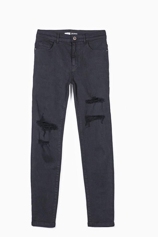 Dos looks de invierno 'made in' Olivia Palermo: 'raped jeans' de Stradivarius