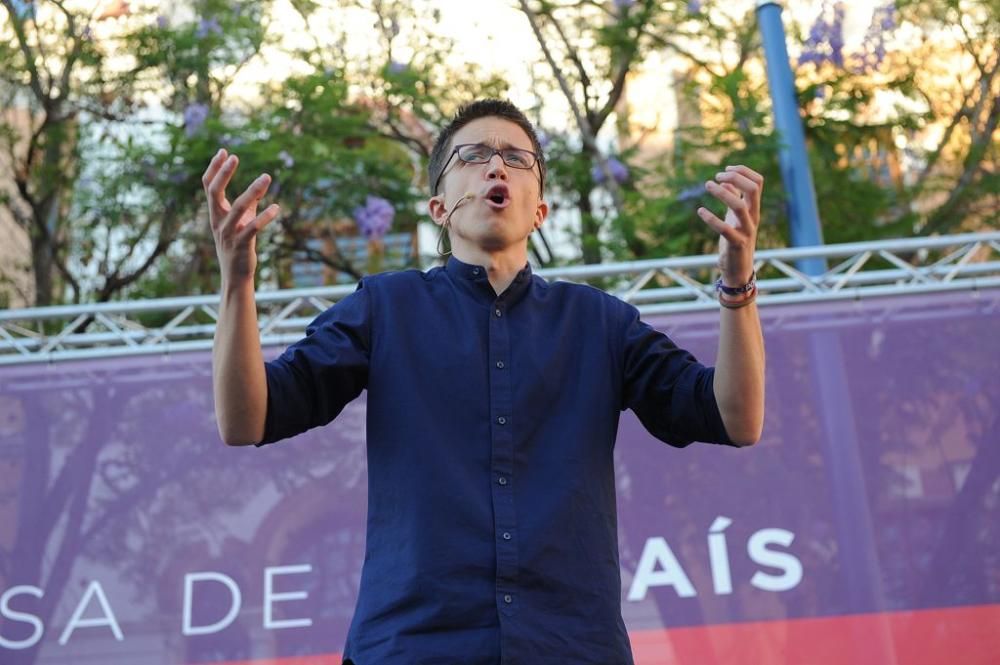 Mitin de Íñigo Errejón en Murcia