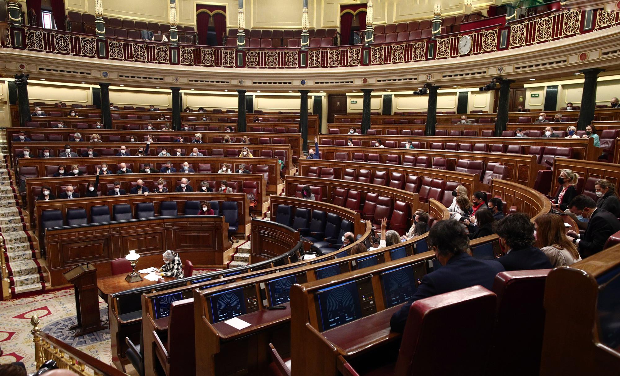 Miembros del Congreso en el Hemiciclo