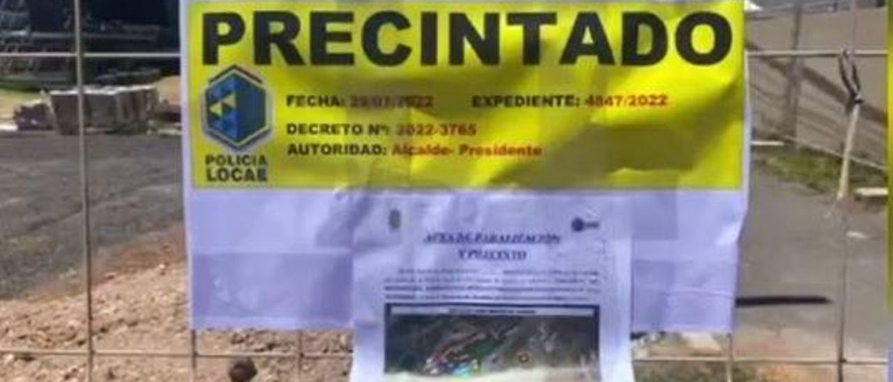 La Policía Local de San Miguel de Abona precinta el recinto del festival