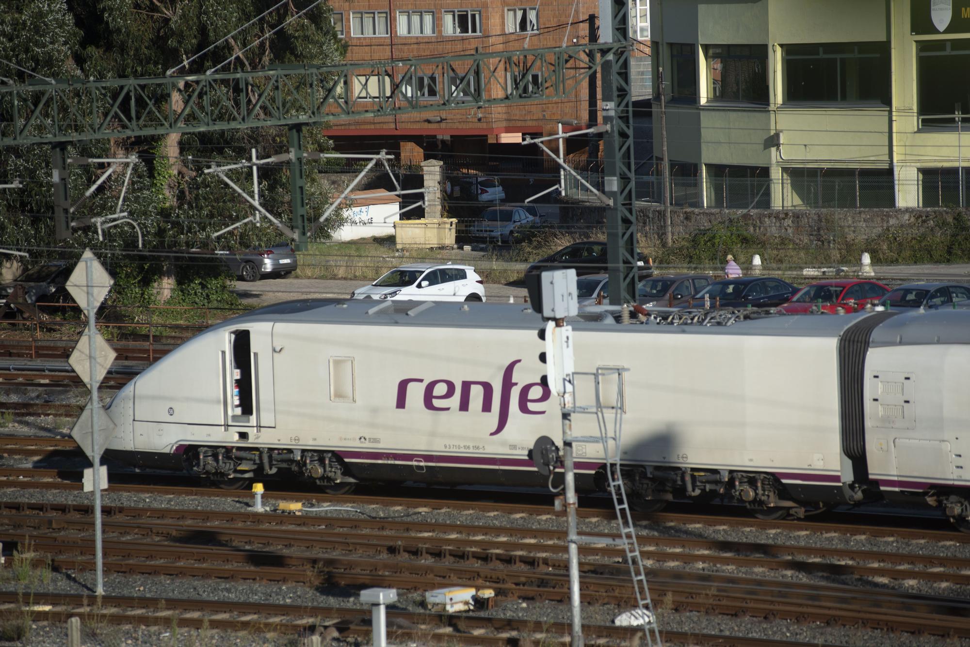 Pruebas del tren Avril en la estación de San Cristóbal